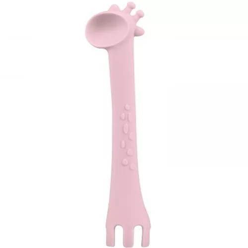 Kikkaboo etetõkanál szilikon Zsiráfos pink