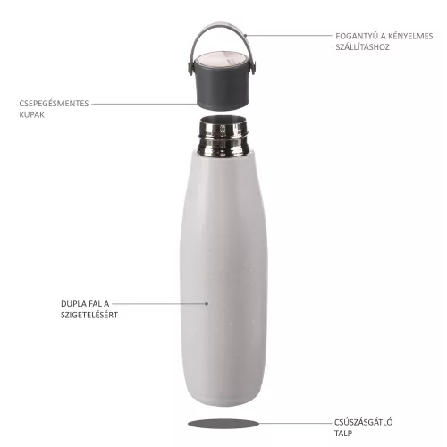 Zopa termosz - rozsdamentes acél, fogantyúval 480 ml Stars