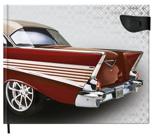 Boncahier - Emlékkönyv / Napló - On the Road - Chevrolet Bel Air