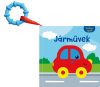 Textilkönyv rágókával - Járművek - Palincs Játék
