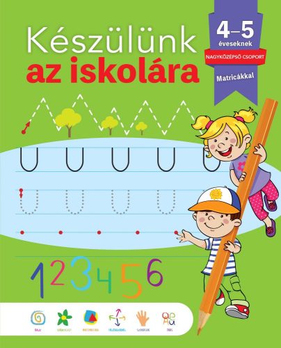 Készülünk az iskolára - foglalkoztató füzet 4-5 éveseknek