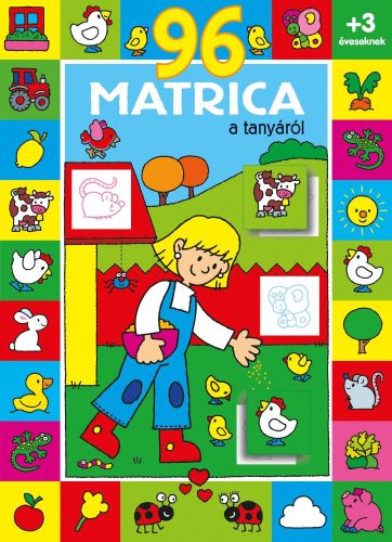 96 matrica a tanyáról - matricás album