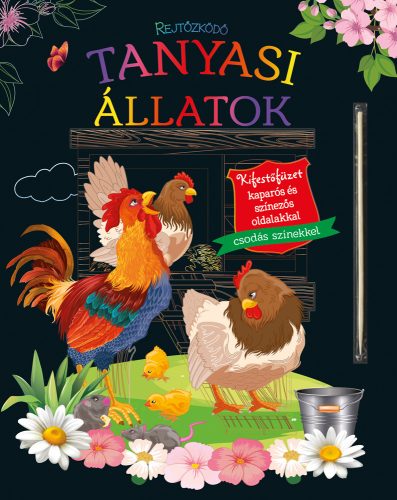 Rejtőzködő tanyasi állatok - Karcképes és színezős oldalakkal - Palincs Játék