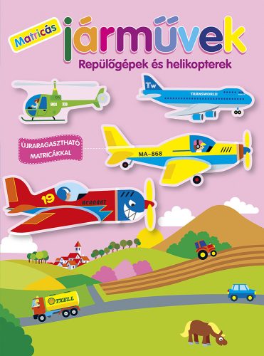 Matricás járművek - Repülőgépek és helikopterek - Palincs Játék