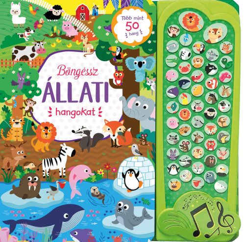 Böngéssz állati hangokat - Napraforgó Kiadó - Palincs Játék
