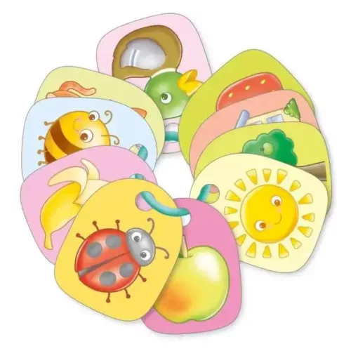 Orchard Toys - Mászkálós matatókártyák (Out and About Buggy Flashcards) - 10db kétoldalas kártya