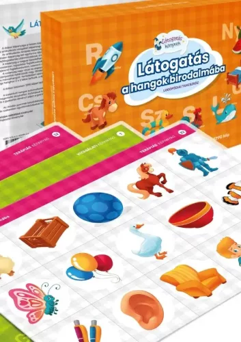 Látogatás a hangok birodalmába - Artikulációs szókártyák - gyakorló és vizsgálati képanyag