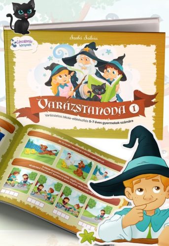 Szabó Szilvia : Varázstanoda 1-2 - iskolára előkészítés csomag !!Ajándék matricákkal!!