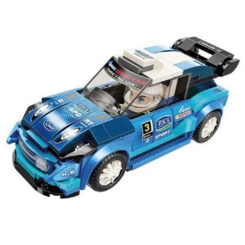 Qman - versenyautó - építőjáték