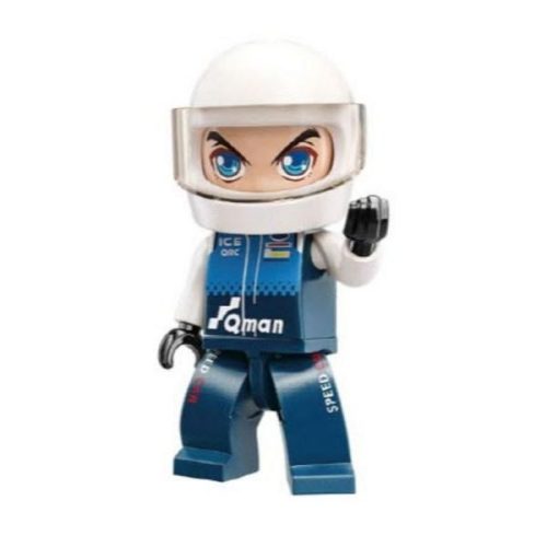 Qman - versenyautó - építőjáték