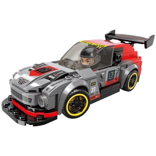 Qman - versenyautó - építőjáték