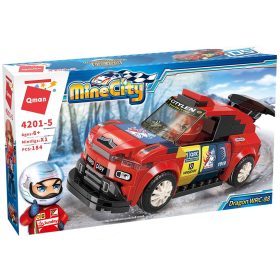 Qman - versenyautó - építőjáték