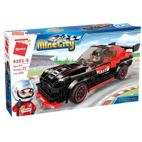 Qman - versenyautó - építőjáték