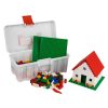 Q-BRiCKS - többszínű építőkocka készlet - házak 400 db-os