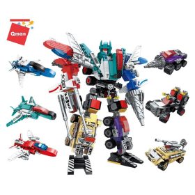 Qman - 6in1- Árész a szuperrobot - lego-kompatibilis építőjáték