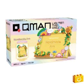   QMAN 36011-2 - Szivárvány Képkeret építőjáték - 100% kompatibilis minden más kedvelt márkával
