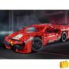 QMAN 54007 - Lightning Flame piros versenyautó - 100% technic-kompatibilis építőjáték