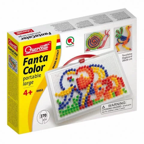 Quercetti: Fanta Color - Pötyi készlet - 270db-os