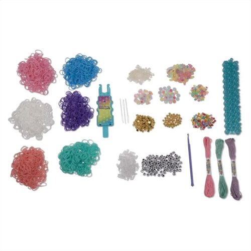 Rainbow Loom Auto Loom gumikarkötő készítő mega szett gyöngyökkel