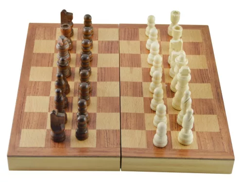 Fa sakk készlet - 27 cm - Palincs Játék