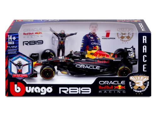 Bburago 1 /24 F1 versenyautó pilótával - Oracle Red Bull RB19