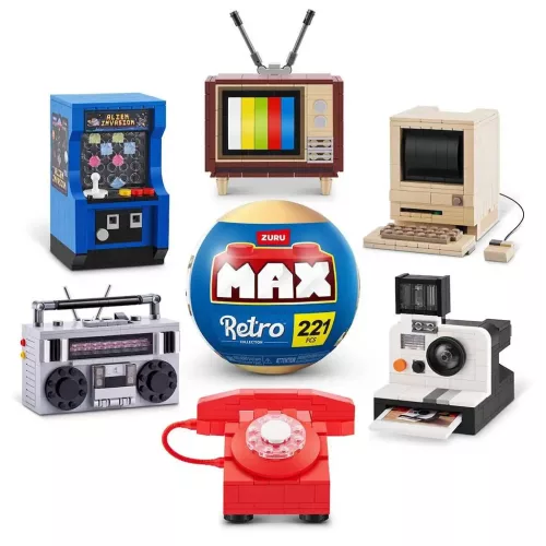  Zuru MAX Retro tárgyak építõjáték