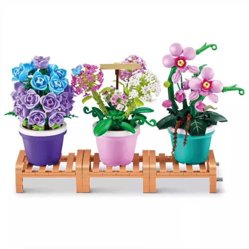 Zuru MAX Virágok - építõjáték 6 féle