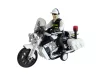 1/16 rendõrmotor, zenél, világít