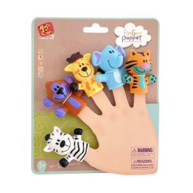 Ujjbábok - vadállatok, 5 db-os készlet - Ujjbábok - vadállatok, 5 db-os készlet -