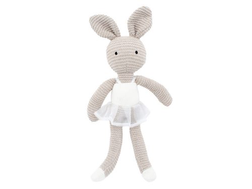 Horgolt balerina nyuszi - 25 cm