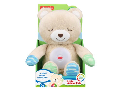 Zenélõ, világító plüss maci, 30 cm