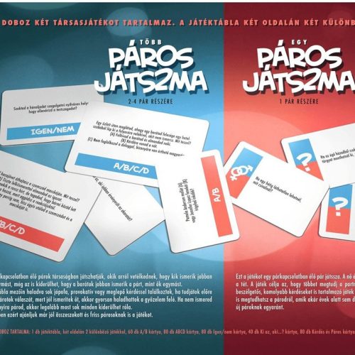 Páros játszma - Ismerkedj okosan társasjáték