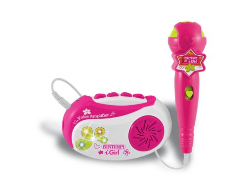 Bontempi erősítő és mikrofon szett - pink