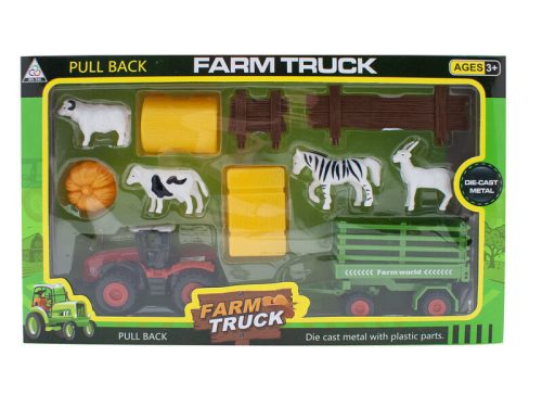 Mezõgazdasági szett - gépekkel, járművekkel