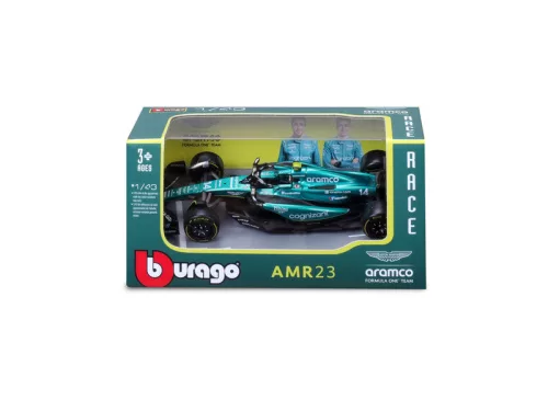 Bburago 1 /43 F1 versenyautó - Aston Martin AMR23 (#14) F. Alonso