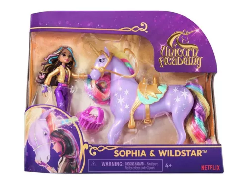 Unikornis Akadémia - Sophia és Wildstar játékszett