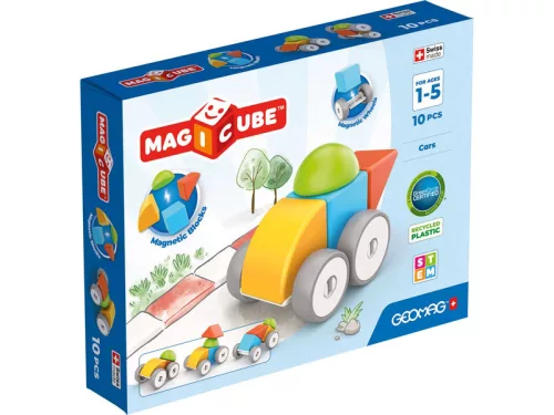 Geomag Magicube Blocks Recycled autók 10db