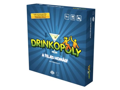 Drinkopoly, a teljes homály- felnőtt társasjáték 18+