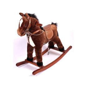 Fa hintaló - barna plüss Fa hintaló - barna plüss