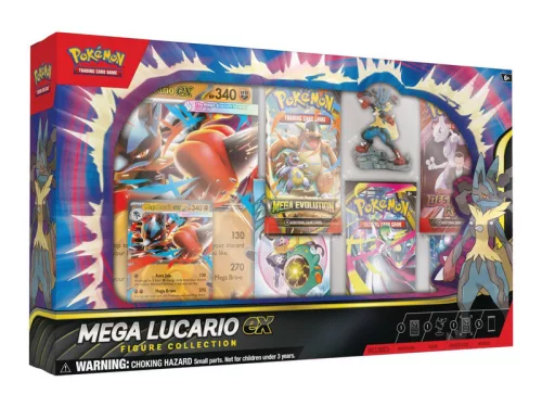  Pokémon kártya Mega Lucario ex Figure