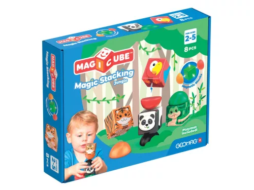 Geomag Magicube Blocks Stacking Jungle 8 db