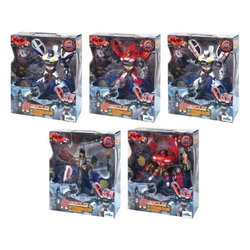Rescue Brigade átalakuló robot - 27 cm, többféle - Palincs Játék
