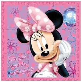 Disney Minnie egér habszivacs 9 db szõnyeg puzzle