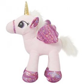 Unikornis álló plüssfigura szárnyakkal - 40 cm Unikornis álló plüssfigura szárnyakkal - 40 cm