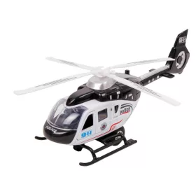 Fém rendõrségi helikopter - 21 cm