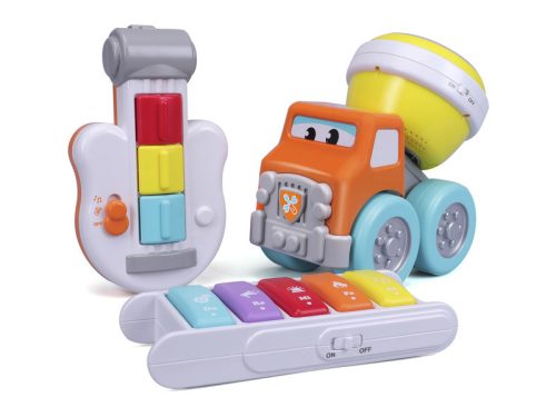 Bburago Jr. - teherautó hangszerekkel