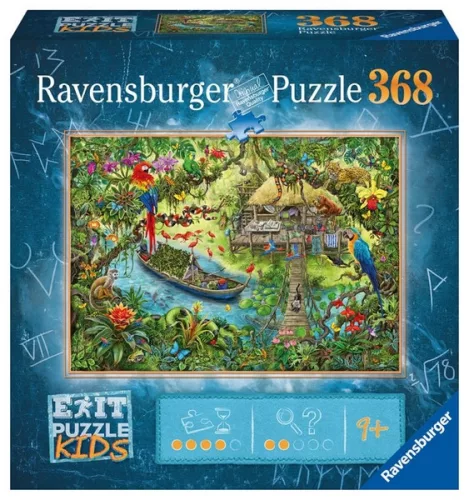 Puzzle Exit Kids 368 db - Dzsungelexpedíció - Palincs Játék