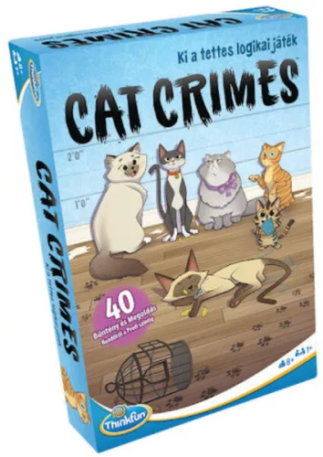 THINKFUN - Cat Crimes - Ki a tettes? - egyszemélyes logikai játék