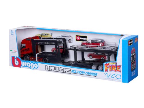 I-regio Bburago 1/43 Street Fire Volvo tréler +Land Rover