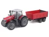 Bburago - Massey Fergusson 8740S utánfutóval